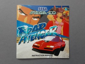Road Avenger. Sega Mega CD (PAL) MANUAL ONLY in Good Condition.
