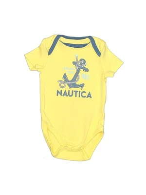 Body amarillo manga corta Nautica para niños 3-6 meses Foto 1 de 2