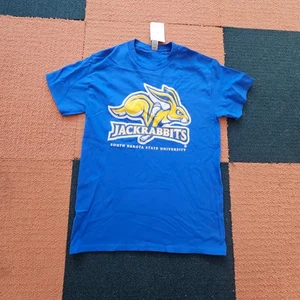 South Dakota State University Jackrabbits blaues T-Shirt Erwachsene Small neu Z0b - Bild 1 von 9