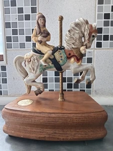 Tobin Fraley American Carousel Music Box - Picture 1 of 3