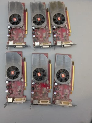 6 tarjetas de video Dell HP ATI-102-A924(B) Radeon X1300 256 MB DDR PCI-E DMS-59 Foto 1 de 4