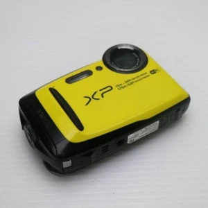 Fujifilm FinePix XP200 Yellow 16.4MP Waterproof Digital Camera Used From Japan - Picture 1 of 3