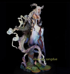 Unpainted Resin Model Rare GK Dragon Lady Collectible Figure Statue In Stock - Picture 1 of 3