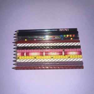 13 Vintage 80s 90s Japanese MINI Pencils – CAMEL MINI Japan, Foil, Polka Dot - Picture 1 of 6