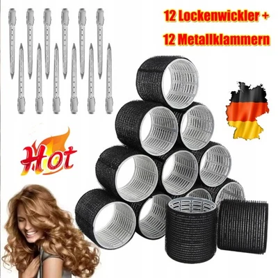 Lockenwickler HAFTWICKLER 24tlg SET WICKLER Friseurbedarf Ø48mm LOCKEN Haar - Bild 1 von 4