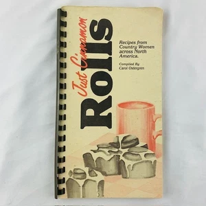 Just Cinnamon Rolls Cookbook Recipes Vintage 1989 Carol Ostergren - Rare Copy - Bild 1 von 7