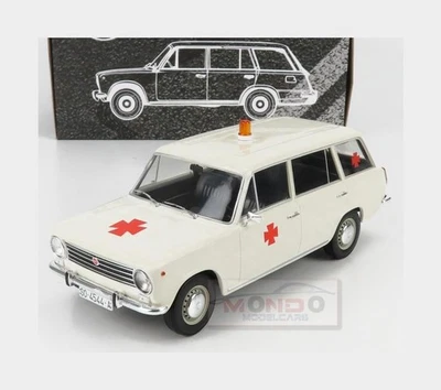 1:18 TRIPLE9 Seat Fiat 124 Familiare Ambulancia 1968 White T9-1800227 Model - Image 1 of 2