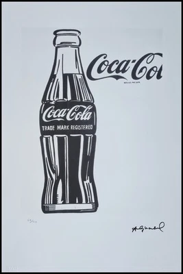 ANDY WARHOL * Coca-Cola * 57 x 38 cm * signed lithograph * limited # 66/100 - Bild 1 von 4