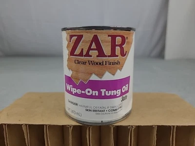 1x ZAR TUNG ACEITE TOALLITA ACABADO SATINADO TRANSPARENTE Pinta  Foto 1 de 4