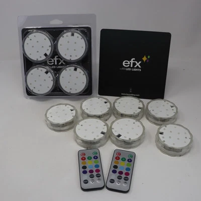 Boundery EFX Remote Controlled Colored Led Lights with Remote Lot of 11 - Image 1 of 4