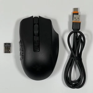 Razer Naga V2 Pro Wireless MMO Gaming Mouse: 19+1 Programmable Buttons 30K Optic - Zdjęcie 1 z 5