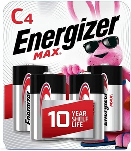Energizer MAX C Batteries, Premium Alkaline C Cell Batteries - Picture 1 of 24