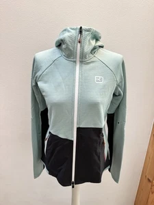 Women‘s Ortovox Fleece Rib Hoody In der Farbe Aquatic Ice - Bild 1 von 4