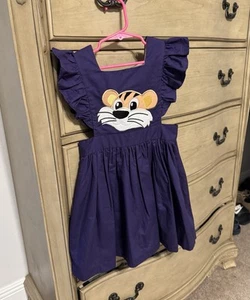 Boutique LSU tigers Dress Girls Size 5 - Picture 1 of 3
