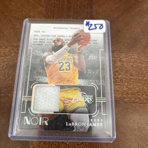 LeBron James Lakers Noir Card - Picture 1 of 2