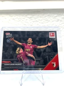 Topps Now Bundesliga 24/25 Alexis Claude-Mauric /10 Rookie RC Augsburg Card 127 - Picture 1 of 2