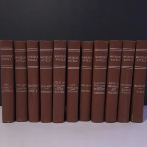 Waverly Novels Sir Walter Scott Antique Pre War Lot of 11 Volumes Books - Picture 1 of 11