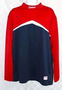 Men's St. Louis Cardinals mock neck Pullover shirt Medium 22 x 31 M longsleeve - Picture 1 of 3