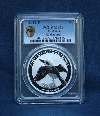 2011 AUSTRALIA KOOKABURRA PCGS MS69  - Image 1 of 2
