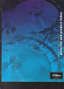 Zildjian Listino Prezzi e Indice Prodotto Inverno 2009 Lars Ulrich Cover - Foto 1 di 1