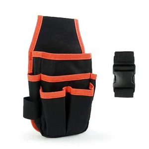Canvas Tool Pouch Tool Organizer Bag Electricians Organizer Pouch Waist Bag f... - Picture 1 of 7