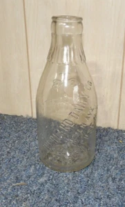 Vintage Antique 1918 Cloverland Dairy Co Milk Bottle 250 Lincoln Ave Syracuse NY - Picture 1 of 15