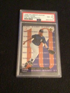 1995 Upper Deck Minor League Derek Jeter #1 Top 10 Prospects PSA 8 NM-MT