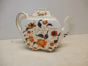 ANTIQUE WEDGWOOD QUEENSWARE SATSUMA TEAPOT CA. 1870 - Picture 1 of 8