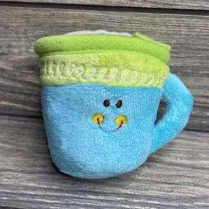 Early Years Baby Tea Party Green Blue Cup Mug 3” Plush Rattle Replacement Piece - Picture 1 of 4