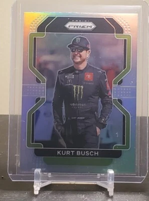 2022 Prizm Racing - KURT BUSCH - Silver Prizm - #44 - Image 1 of 2