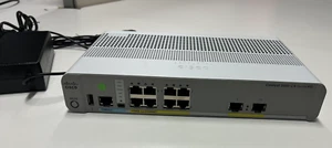 Cisco WS-C3560CX-8PT-S 8-Port Managed Network Switch L2 Gigabit Ethernet - Picture 1 of 6