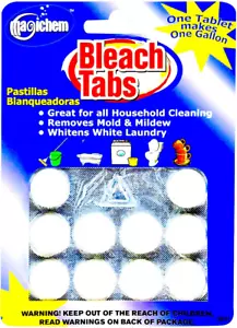 10Pks Make 10 GALLONS- Magichem STRONGEST BLEACH TABLETS - Low as 32¢/gallon 10z - Picture 1 of 1