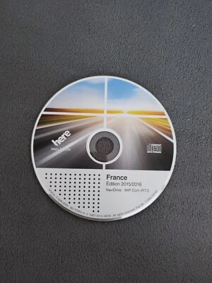 CD Navigation RT3 FRANCE 2015/2016 PEUGEOT WIP COM RT3 CITROEN NaviDrive RT3 - Bild 1 von 3