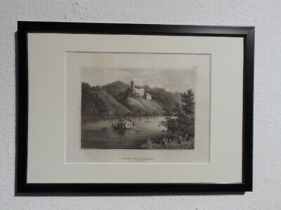 Orig.(1841) Stahlstich Ruine Hildgardsberg (Hiltgardsberg) In Bayern Passau • 15€