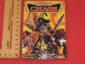 Warhammer 40,000 Codex Chaos Space Marines Coaster Beer Mat New 2nd Edition