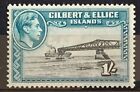 Gilbert & Ellice Islands Gvi 1943 Sg51  1/- Perf 13.5 Lightly Mounted Mint