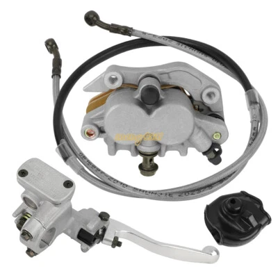 Pinza de freno delantera cilindro maestro con manguera para Honda CRF 250R CRF 450R 2004-2017 Foto 1 de 4