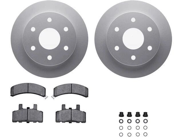 Kit de pastillas de freno y rotor Dynamic Friction 61993JT para Chevrolet Tahoe 1995-1997 Foto 1 de 2