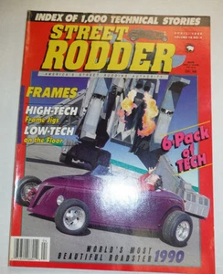 Street Rodder Magazine 6-Pack Of Tech Frames April 1990 010515R - Picture 1 of 2