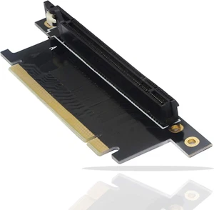 Pci-E 16X Riser Card,Pci Express 3.0 16X Extension Cable 90 Degree High Speed Ri - Picture 1 of 12