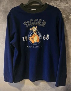 Vintage Disney Store Tigger Pullover Unisex Small Blau Fleecepullover Neu mit Etikett Pooh - Bild 1 von 14