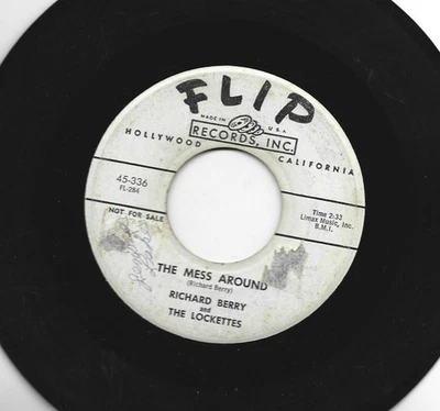NORTHERN SOUL R&B 45 - RICHARD BERRY - THE MESS AROUND - HEAR - 1958 PROMO FLIP - Image 1 of 2