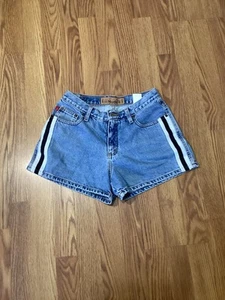 womens shorts Size 9 Brand Muud Jeans Color Blue With Pockets - Picture 1 of 9
