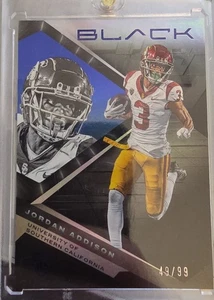 2023 Panini Chronicles Draft Picks - Black Jordan Addison #5 Blue /99 (RC) - Picture 1 of 4