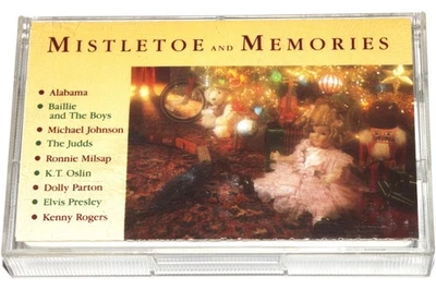Christmas : Mistletoe and Memories Cassette Tape 1988 Holiday Music PLAY TESTED - Image 1 of 4