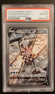 PSA 10 Origin Forme Palkia V Alt Art 167/189 Astral Radiance - Image 1 of 2