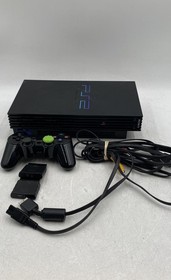 Sony PlayStation 2 PS2 SCPH-39001 Black Video Game Home Console With Controller