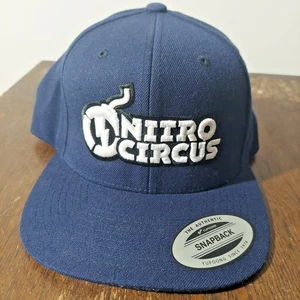 Nitro Circus Dark Navy Snapback Baseball Cap BMX Skate Neu ohne Etikett - Bild 1 von 7