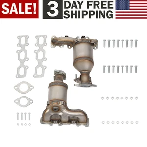 Juego de 2 convertidores catalíticos delanteros izquierdo y derecho Ford Explorer 2013-2019 - Imagen 1 de 11