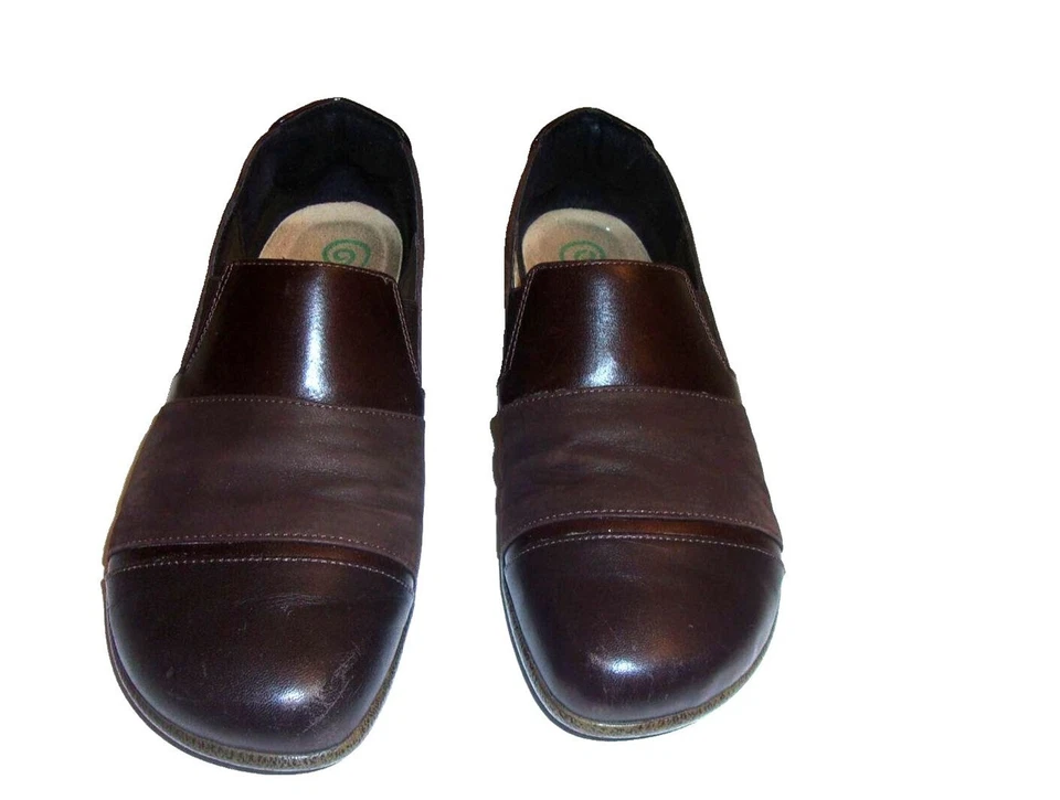 NAOT Flat Flats Shoes Brown Leather Soft Sz. 39 8 8.5   - Image 1 of 4